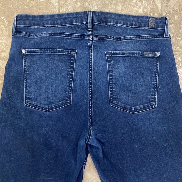 7 for all mankind Women’s B(Air) Authentic Denim Ankle Skinny Sz 34 - Picture 7 of 15